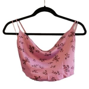 Pink Garage Women's Floral Cowl Neck Cami
